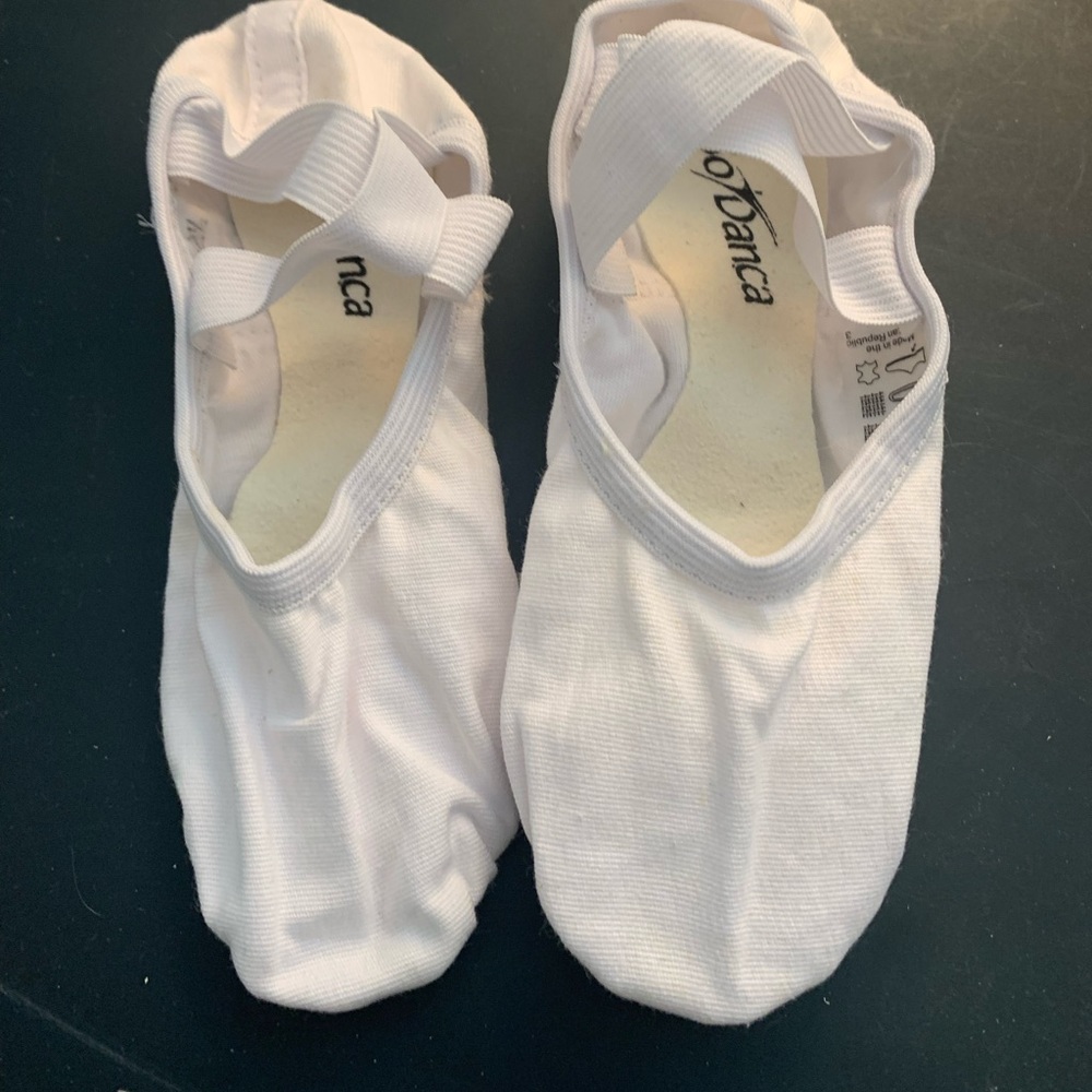 New In Box White Ballet Shoes